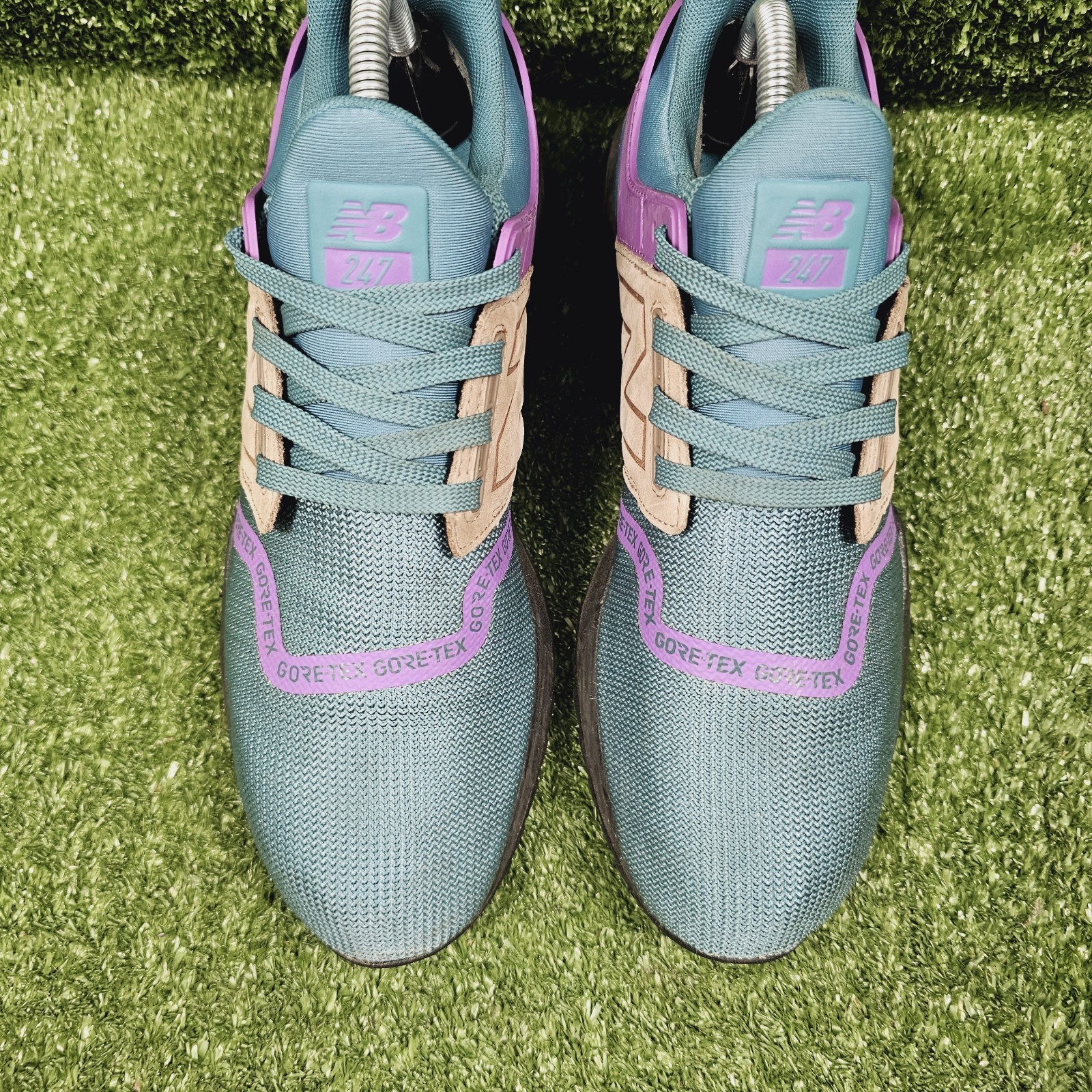 New Balance 247v2 Gore-Tex Blue Aster Purple Athletic Sneakers Mens Size 8