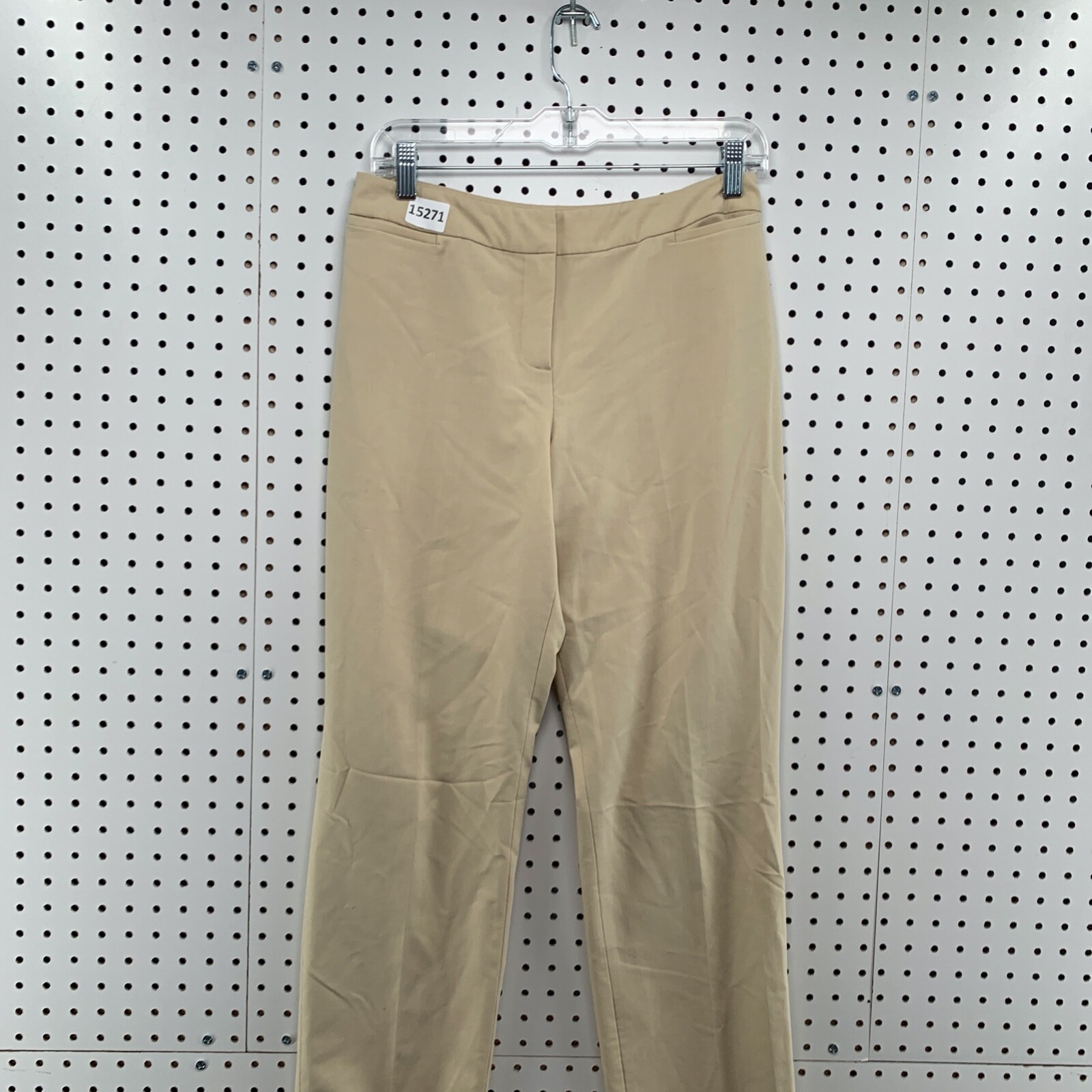 Pendleton Womens Business Pants Beige Size 4 Polyester Spandex blend 28X30