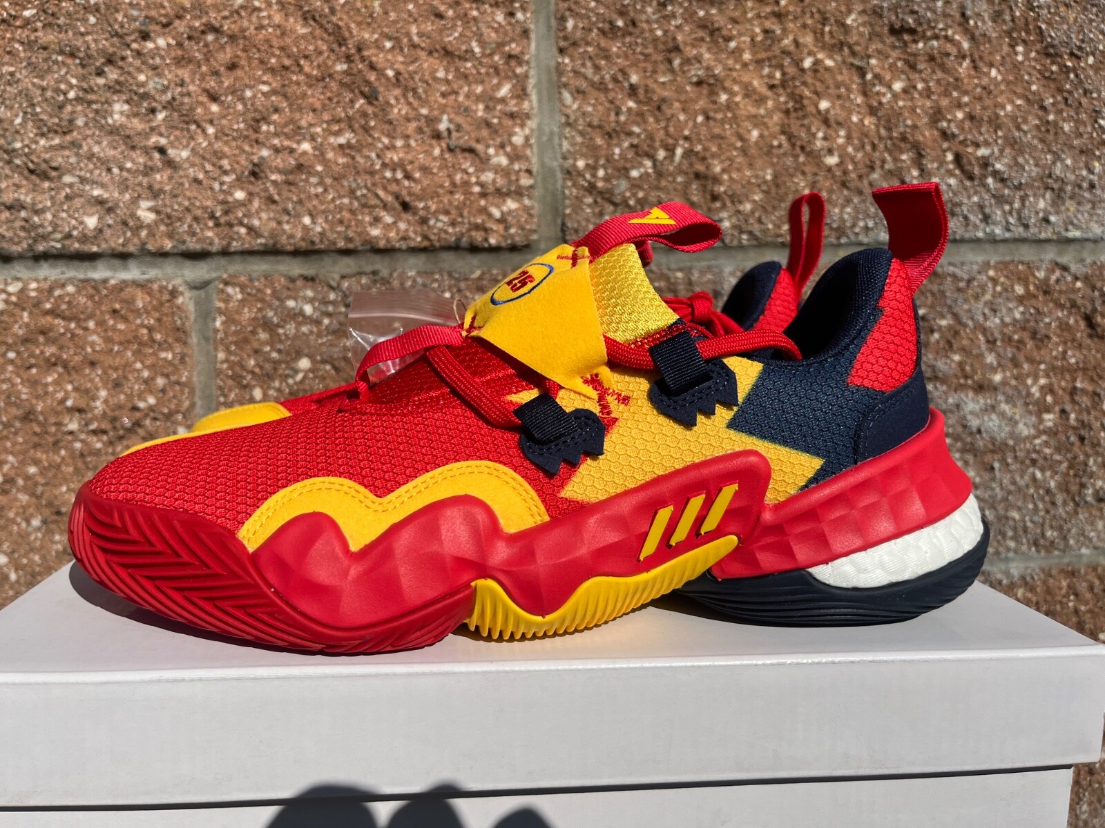 Adidas Trae Young 1 Red Gold Navy Blue MCDONALDS ALL AMERICAN GAME PE GX6815