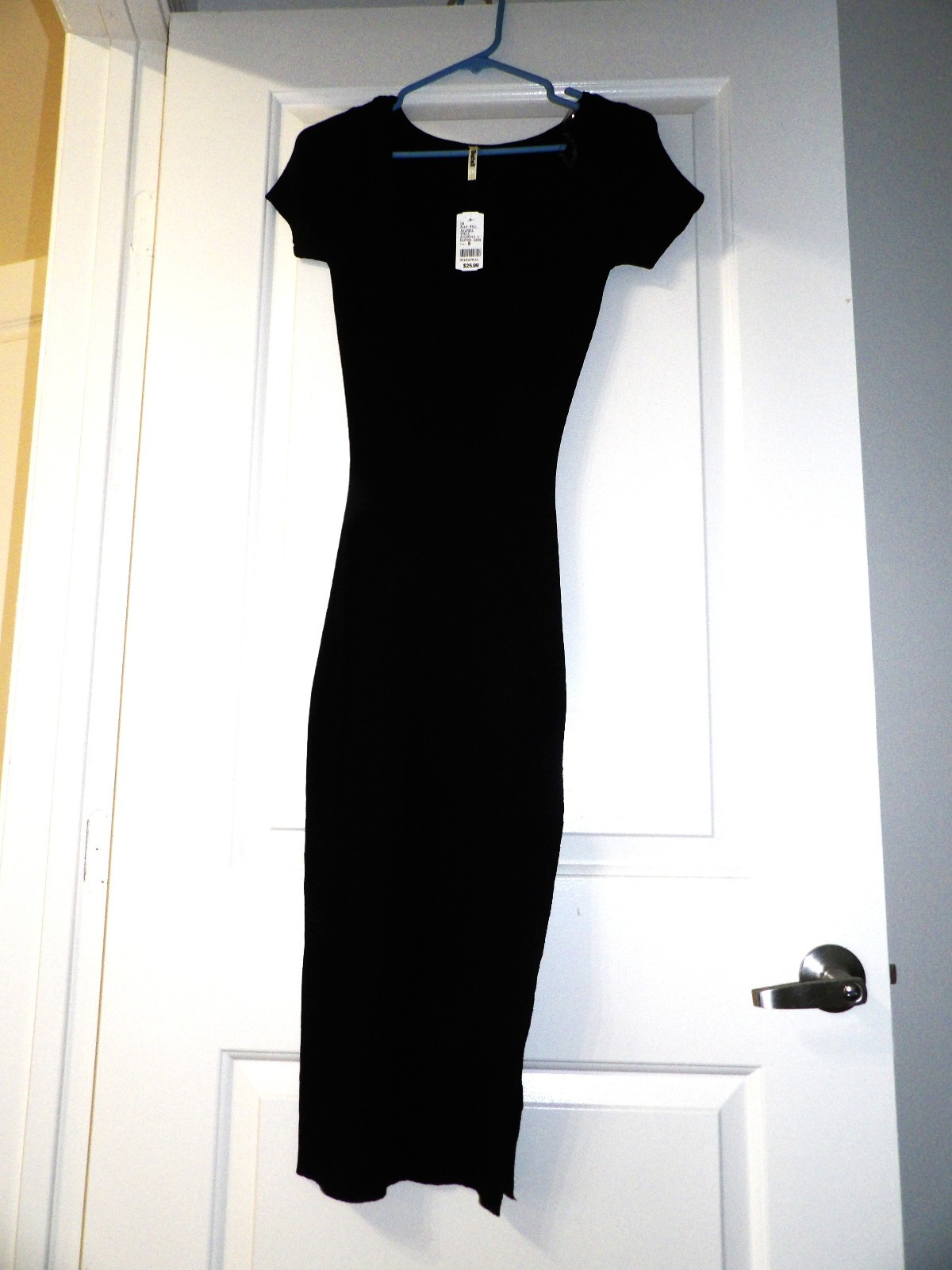Bluebell Slinky Ribbed Knit Cocktail Dress, Black, Small, NWT