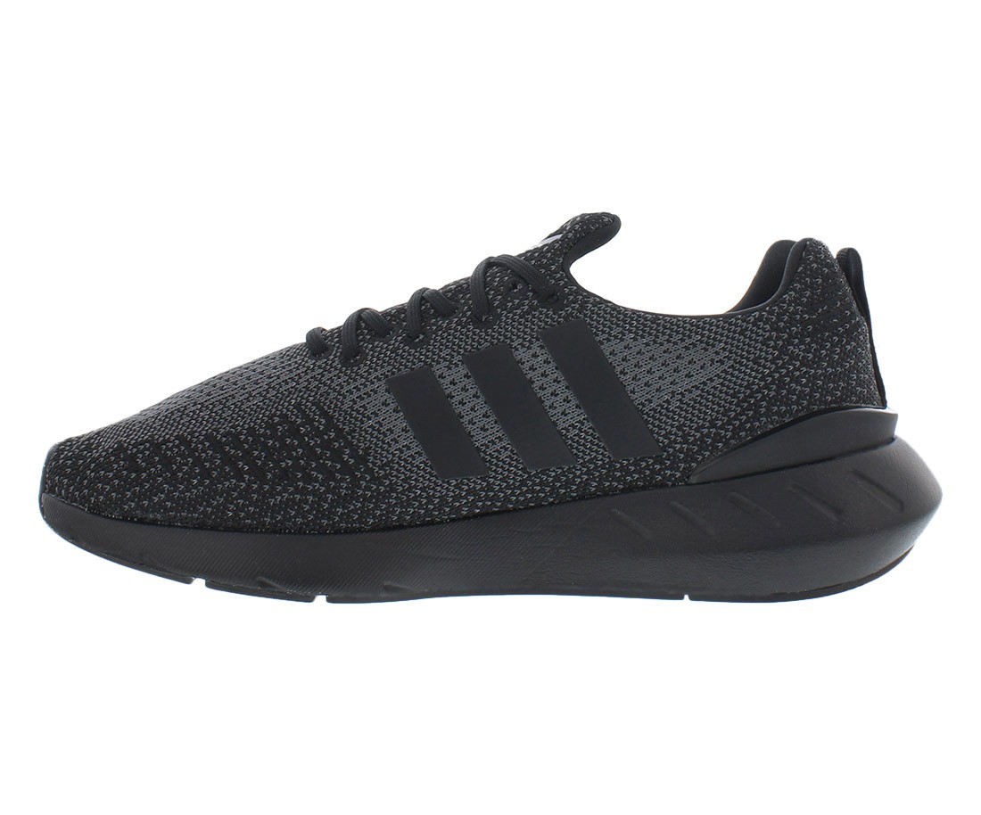 Adidas Swift Run 22 Mens Shoes Size 8, Color: Core Black/Core Black/Grey Five