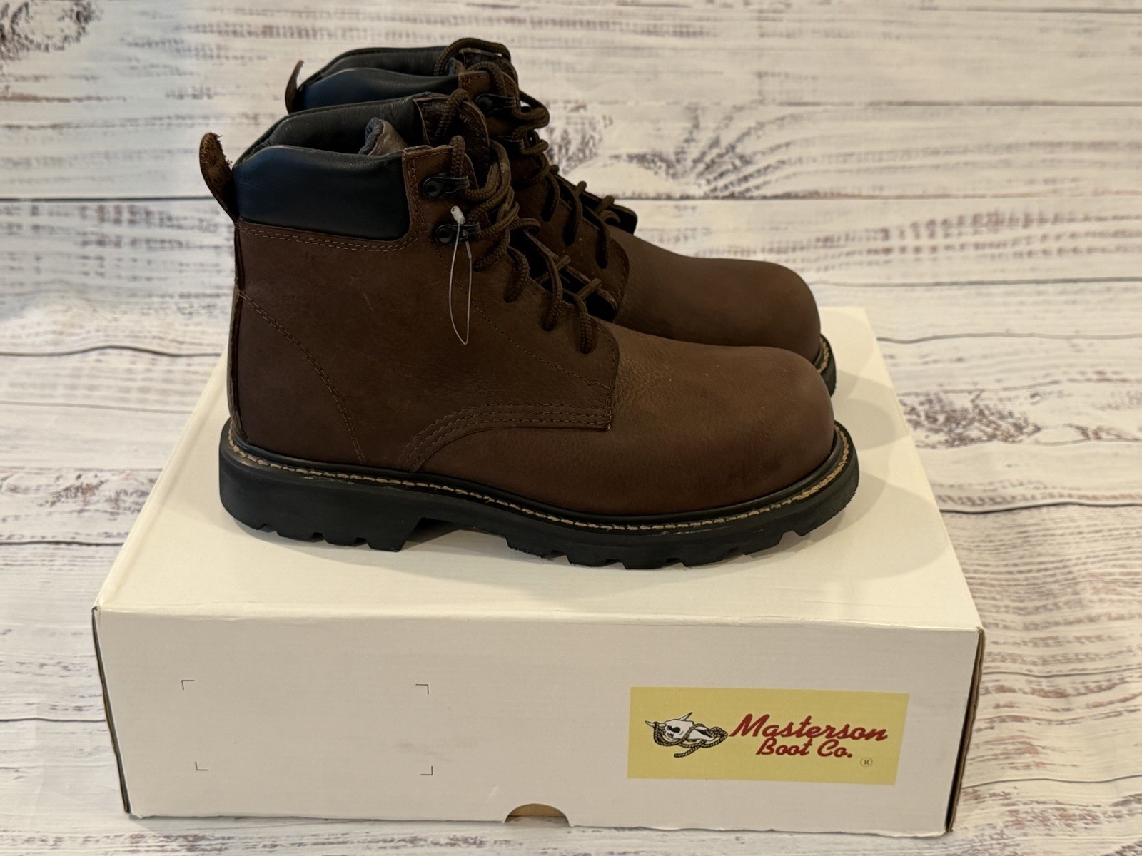 NEW Masterson RBG411 Mens 7EW Composite Toe Safety Boot. EH Rating ASTM F2413-18