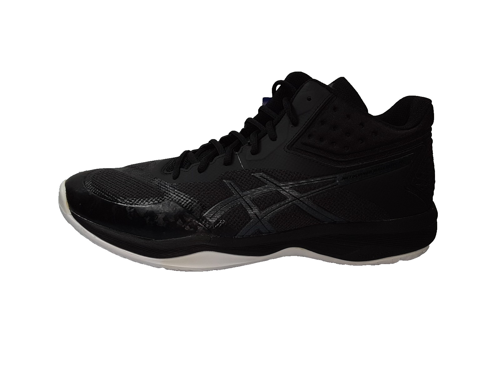 Asics Netburner Ballistic FF MT 1051A003-001 Mens 14 Black Mesh Volleyball Shoes