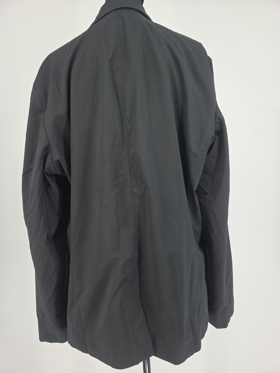 Eddie Bauer Blazer Jacket Mens Black 50 Nylon Blend T44 Voyager 2.0 Travex Coat