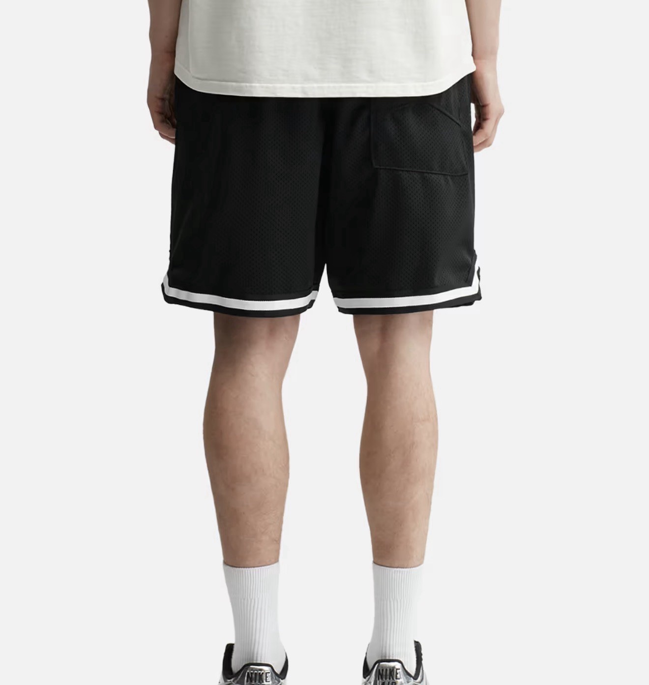 Rhude Collegiate Basketball Shorts ‘Black/White Size XXL String Not Available