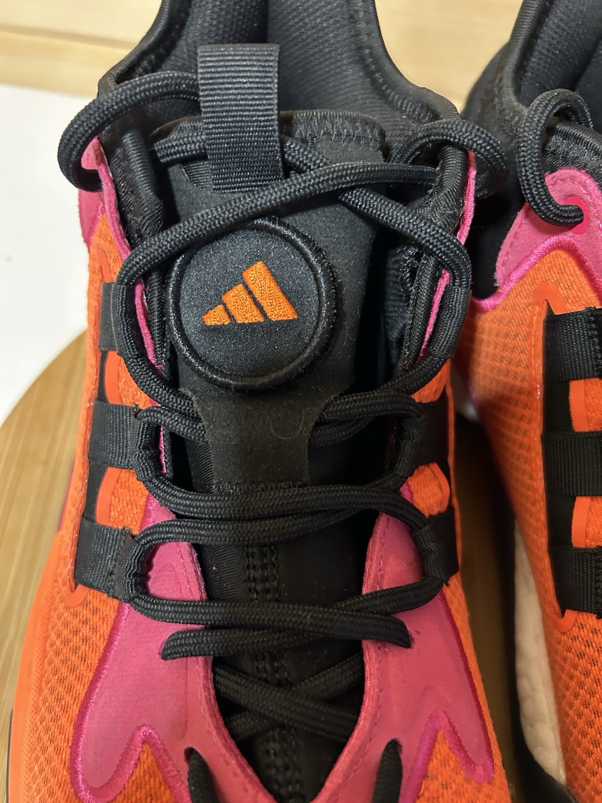 adidas BYW SELECT SHOES Core Black/Impact Orange/Team Real Magenta Men’s Sz 12.5