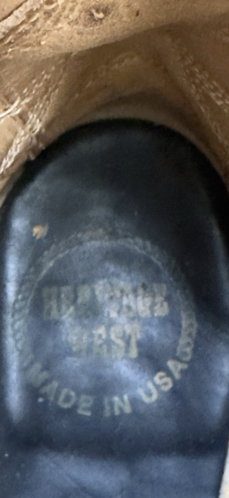 Heritage Cowboy Men 13D Brown Leather Upper Leather Sole Western Casual Workwear