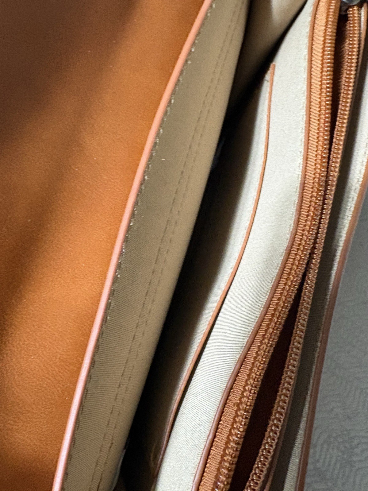 ECOSUSI Brown FAUX Leather messenger bag