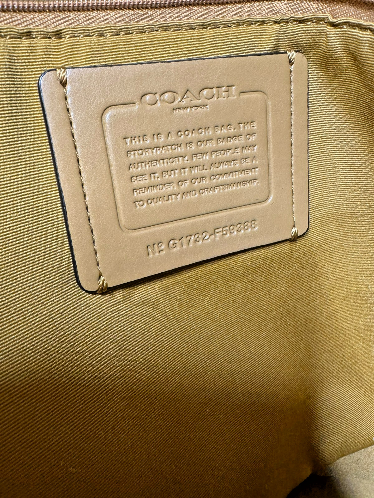 COACH Derby Tote Bag Metallic Pebble Leather Dark Teal Blue Green