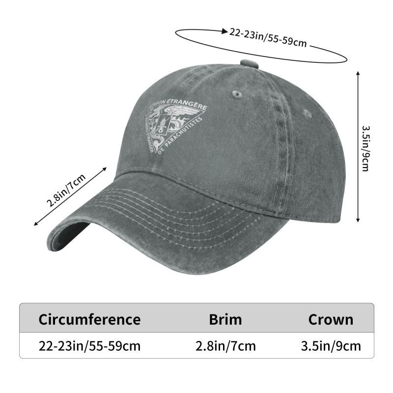Adjustable 2 REP French Foreign Legion Baseball cap casual comfortable cap