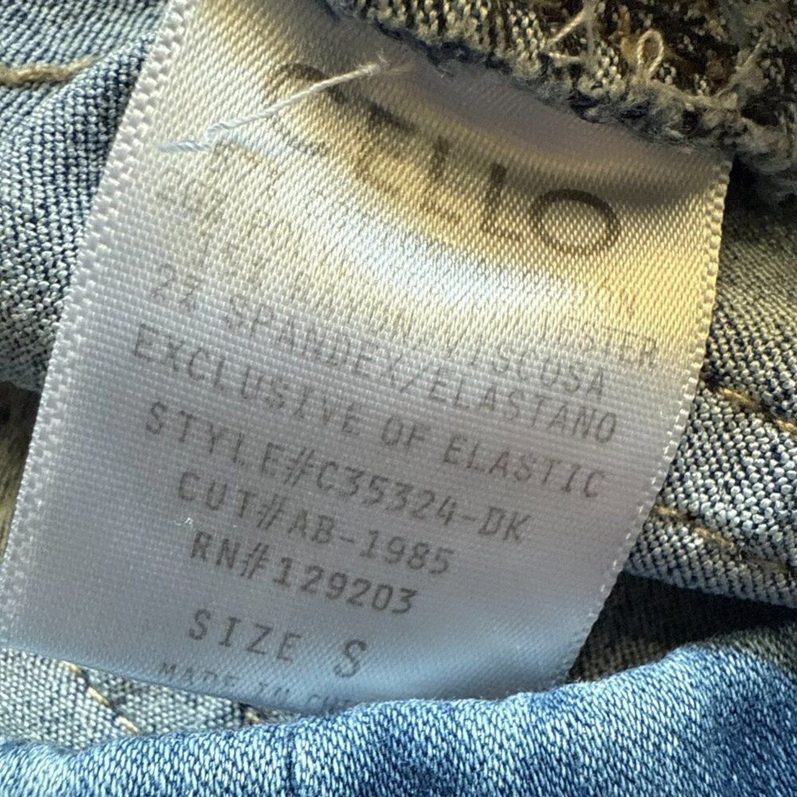 Cello Jeans Women’s Mid-Rise Flared Jegging Elasticized Waist-Band Size Small