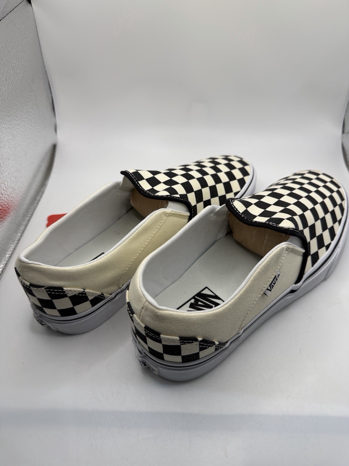 Vans Asher Women’s classic Checkerboard Black/White Size 11. New