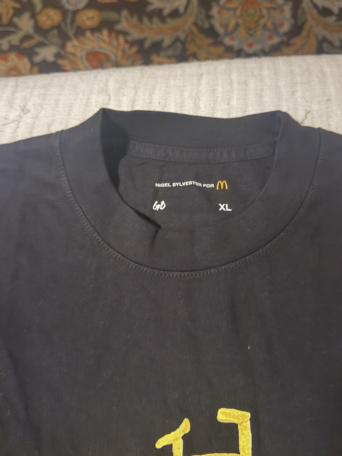 2026 McDonald’s Bicycle Mcnuggets Nigel Sylvester Black Shirt Size XL
