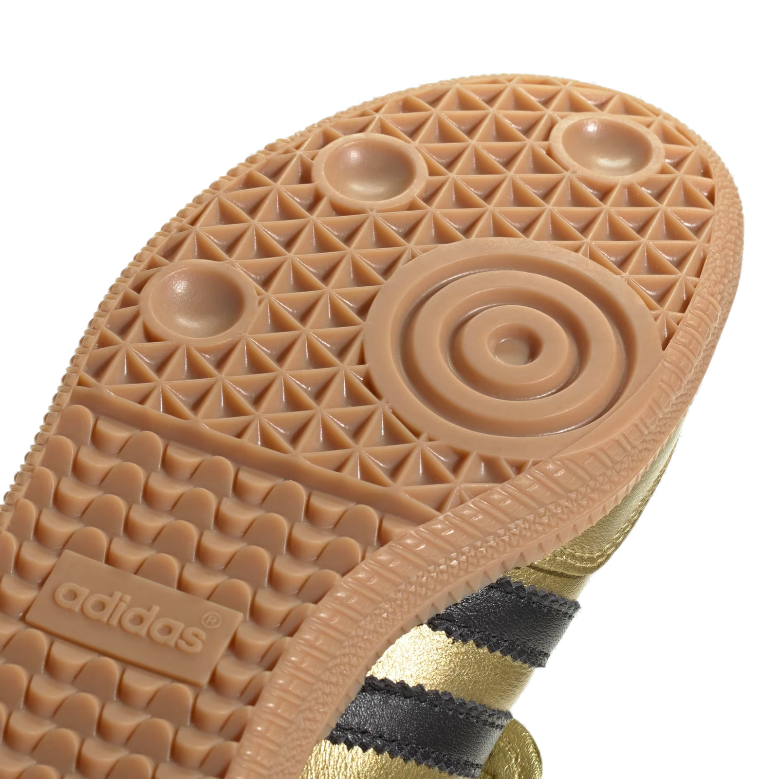 Adidas Samba LT Gold Metallic, Core Black & Gum