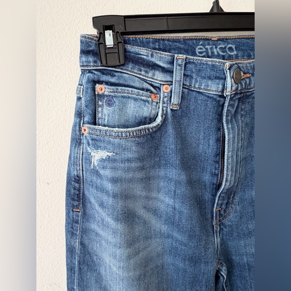 🌴 Ética Scarlet Mid-Rise Slim Jeans — Beach Break (Size 26) — NWT