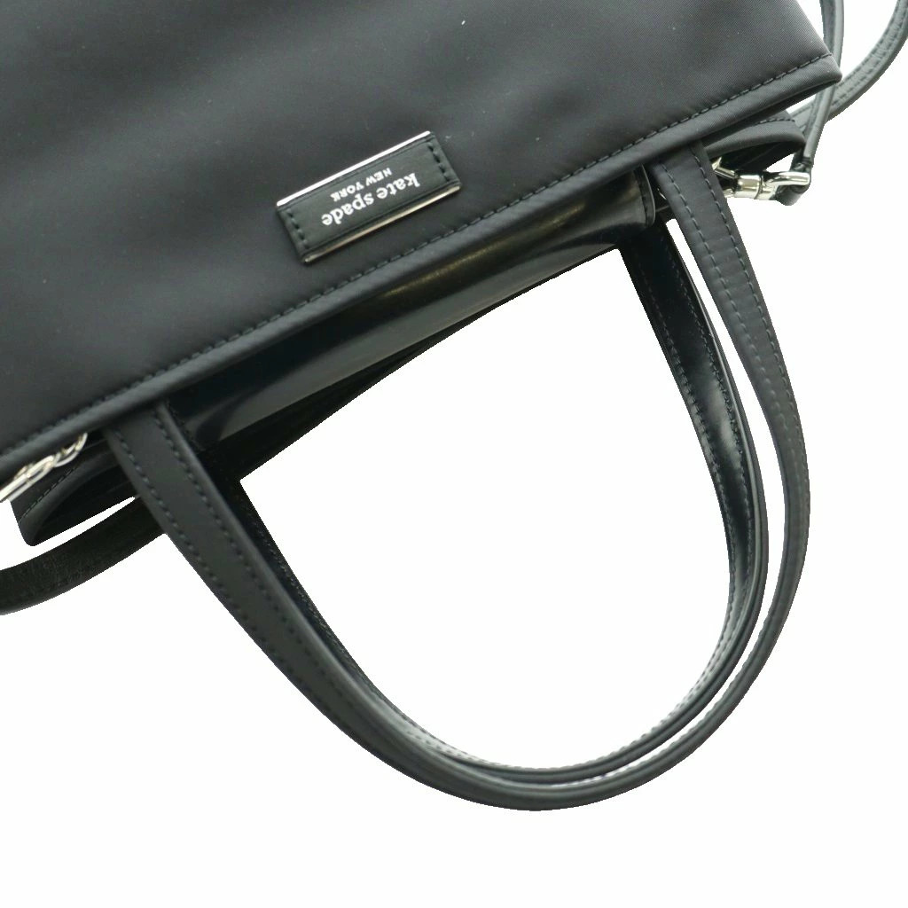 Used Kate Spade Sam small tote bag shoulder 2WAY nylon black SS OS Ladies Vector