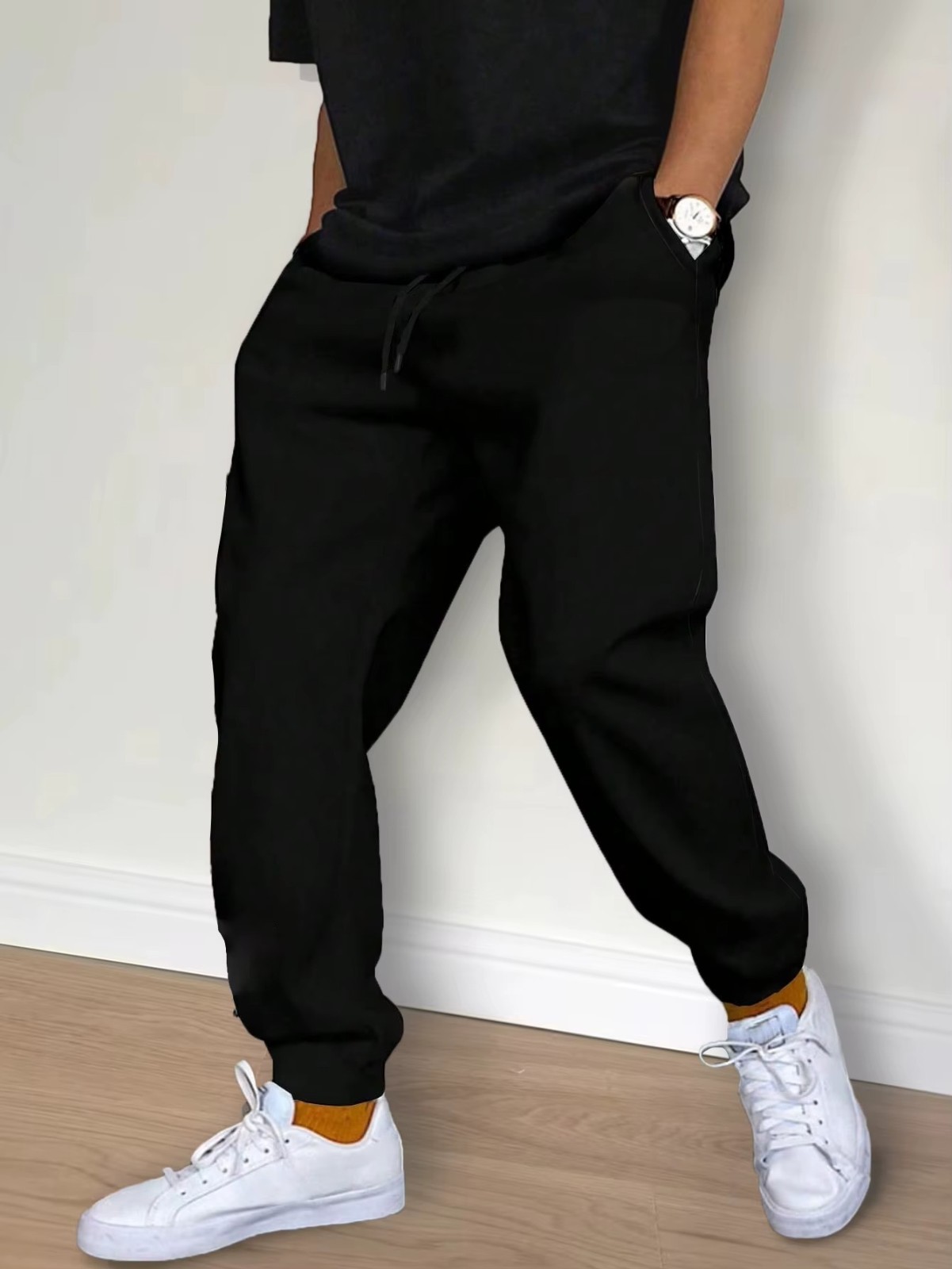 2026 Champion style Sweatpants Men’s Fleece Joggers Side Pockets Comfortable👌