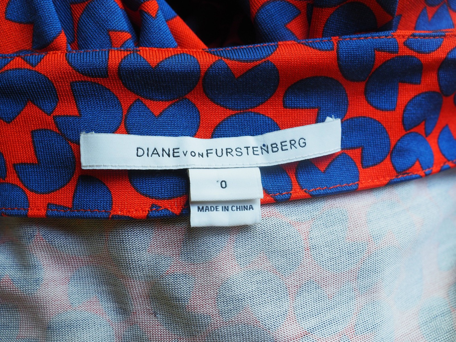 Diane Von Furstenberg New Julian Two Wrap Dress Silk Jersey Knit Geo Print 0