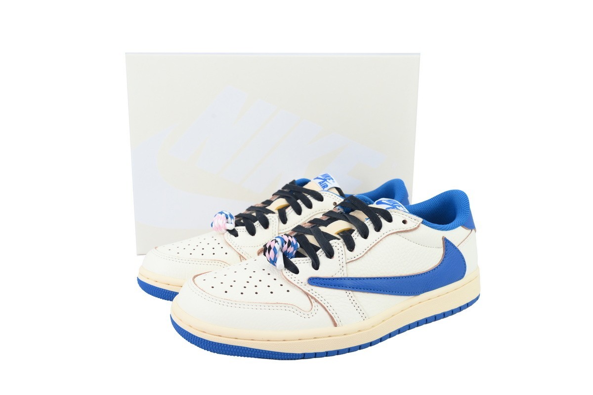 DM7866-104 Fragment Design x Travis Scott x Air Jordan 1 Retro Low