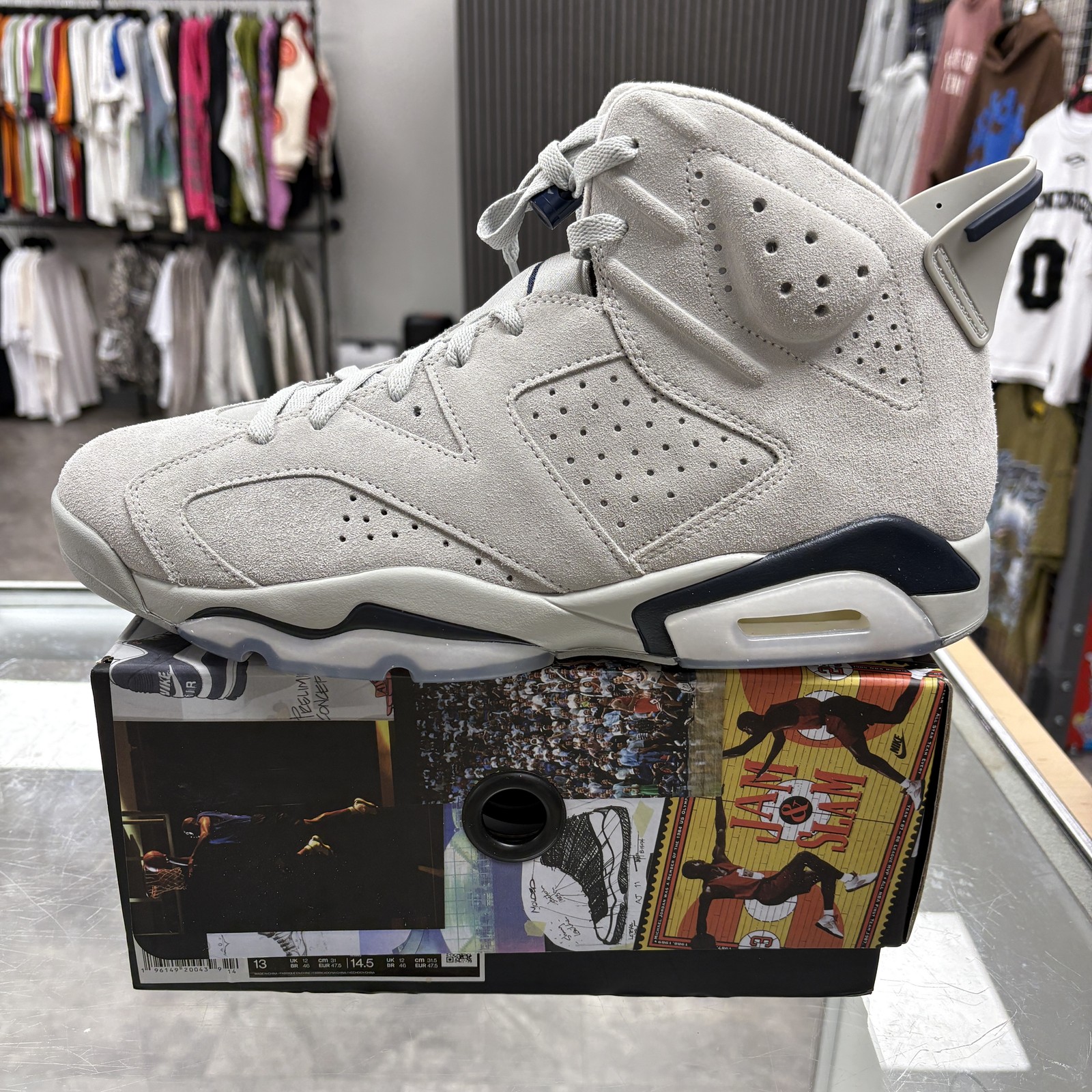 Size 12M/13.5W – Jordan 6 Retro Georgetown (2022) CT8529-012