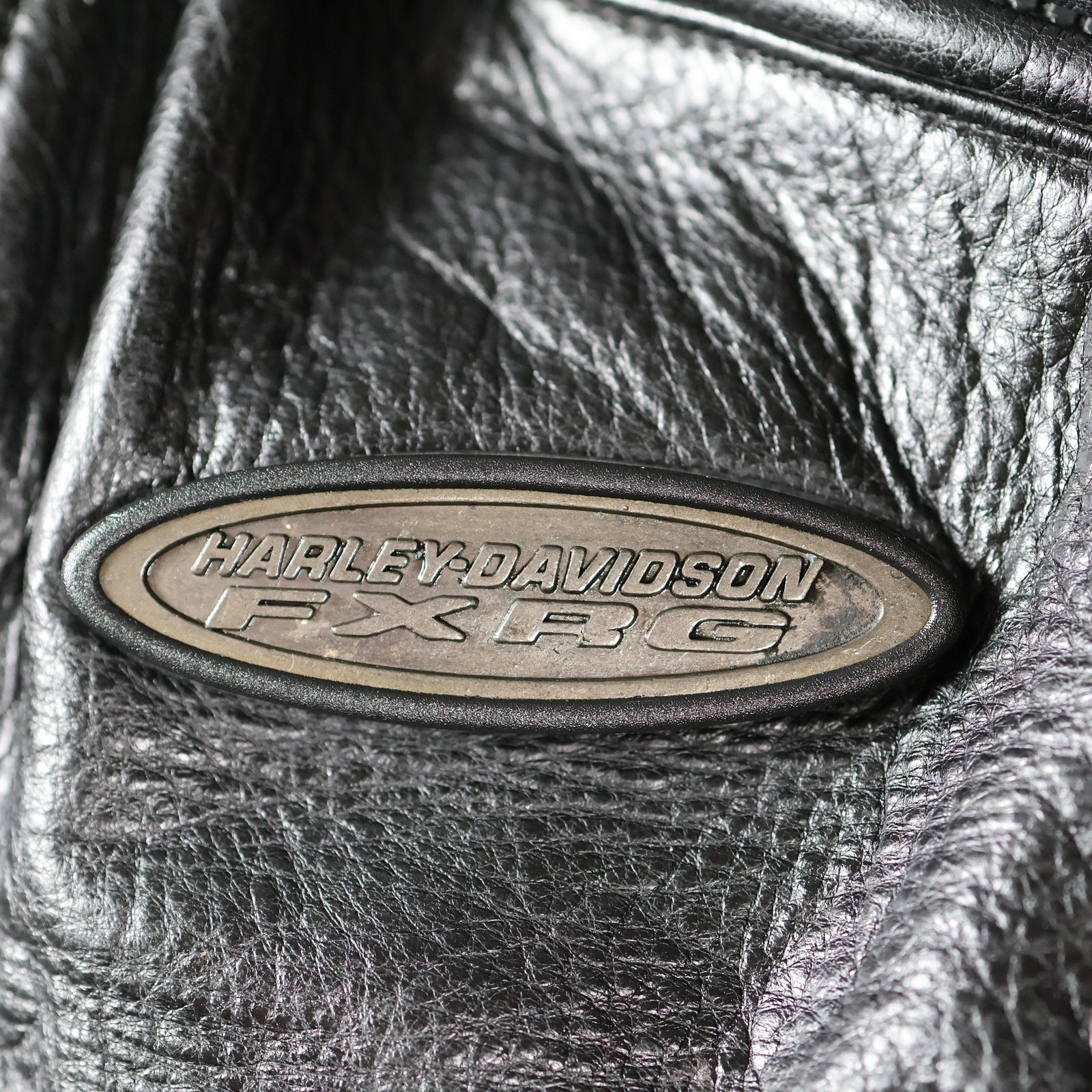 Harley-Davidson Jacket Womens XL Black FXRG Series 1 Leather Motorcycle Padded