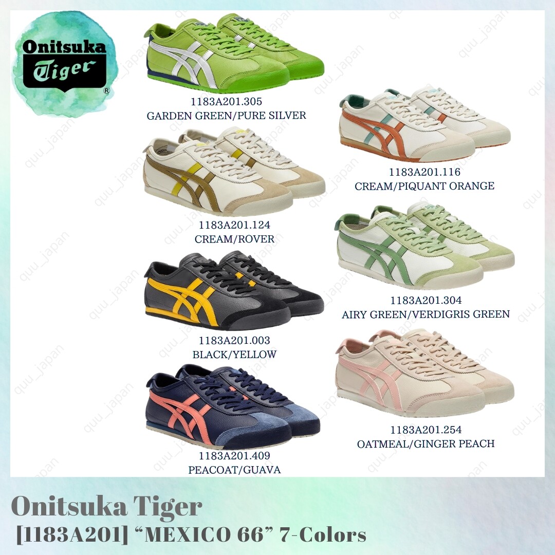 Onitsuka Tiger MEXICO 66 1183A201 Unisex 7-Colors Size M4-14 From Japan NEW