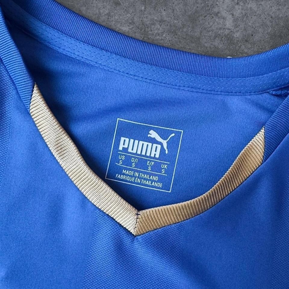 2015/16 Puma Leicester City Jamie Vardy Soccer Jersey Home Blue Small