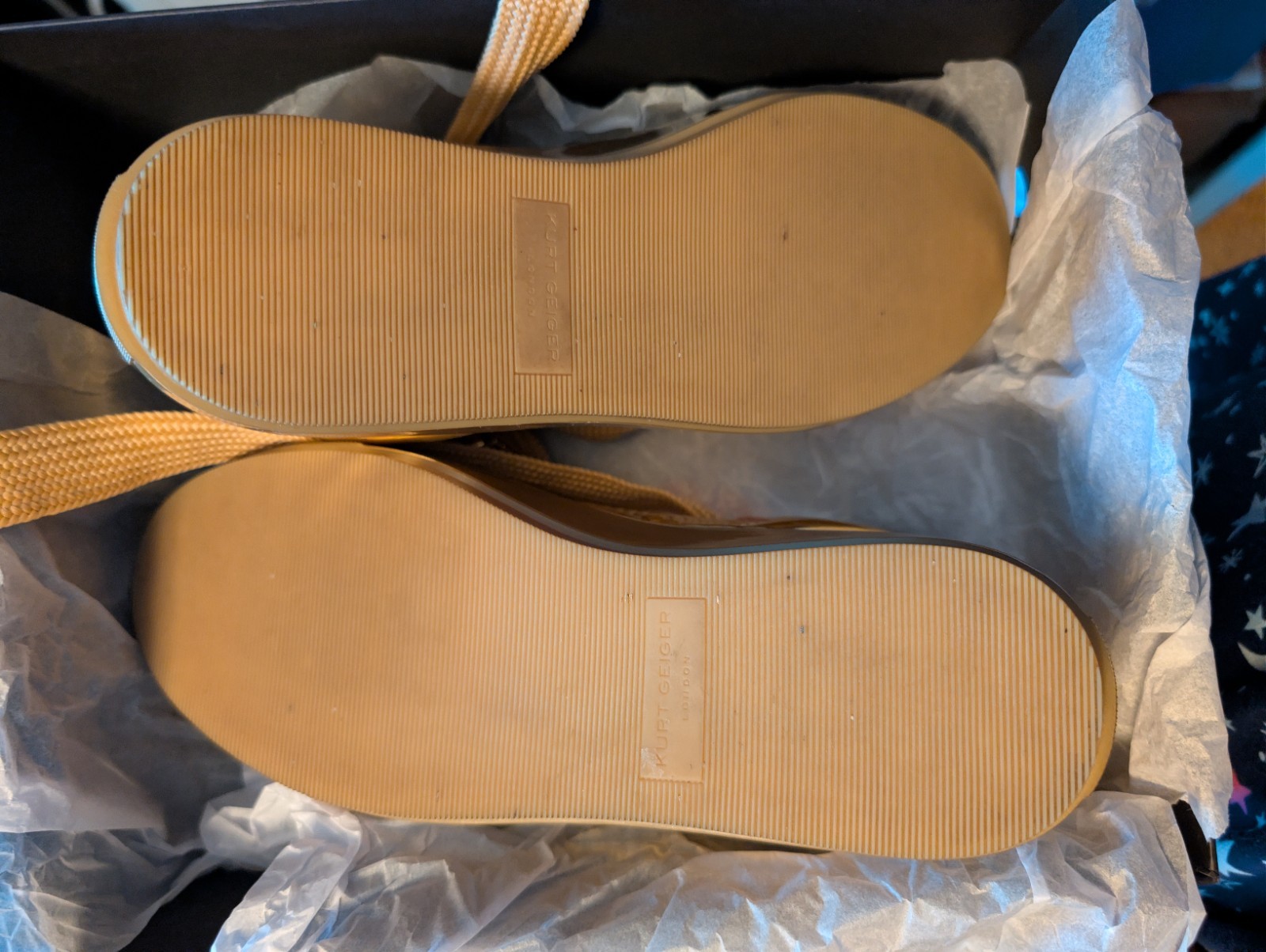 Kurt Geiger Gold Sneakers