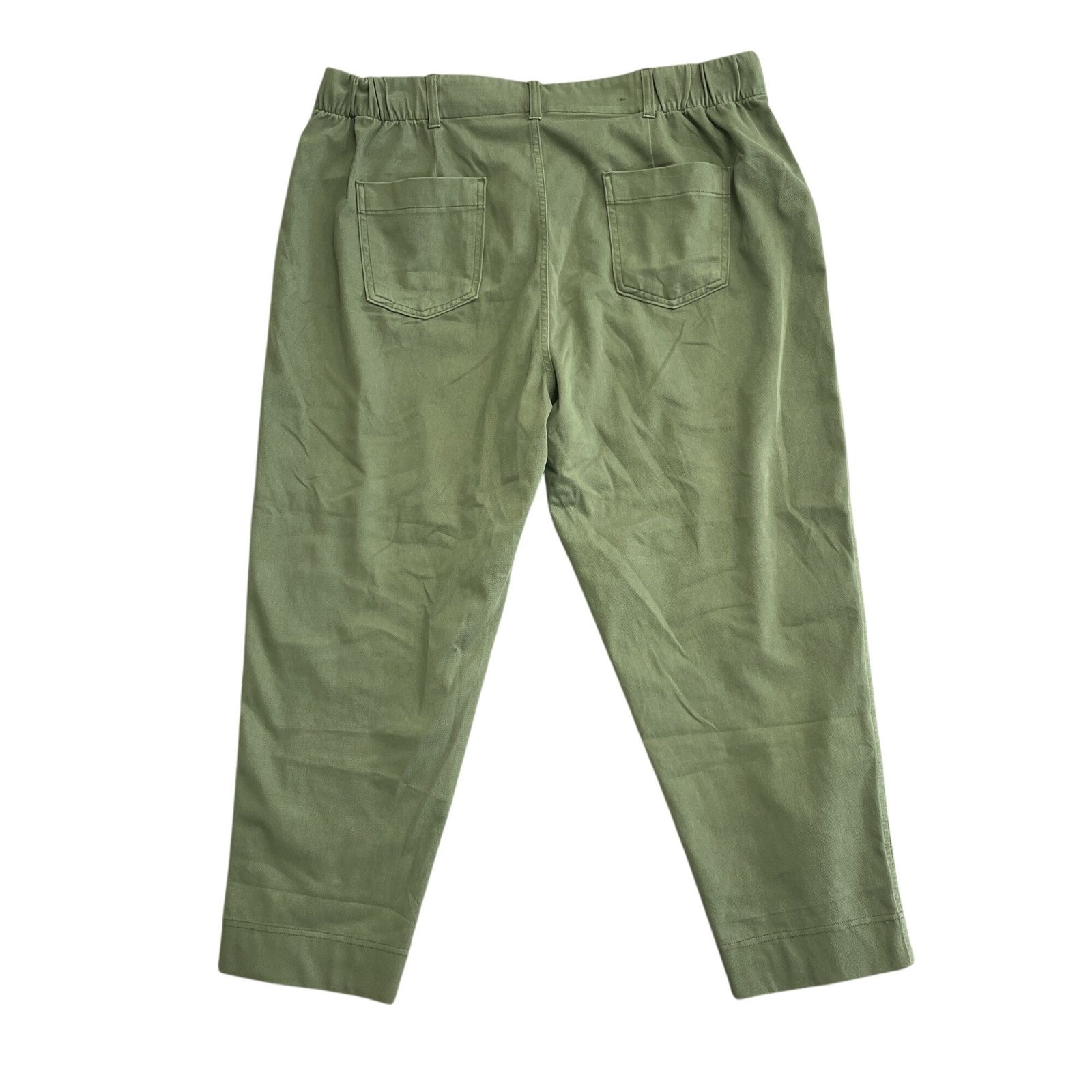 NWOT 32 Degree Cool Women’s Size XXL Green Twill Ankle Pants