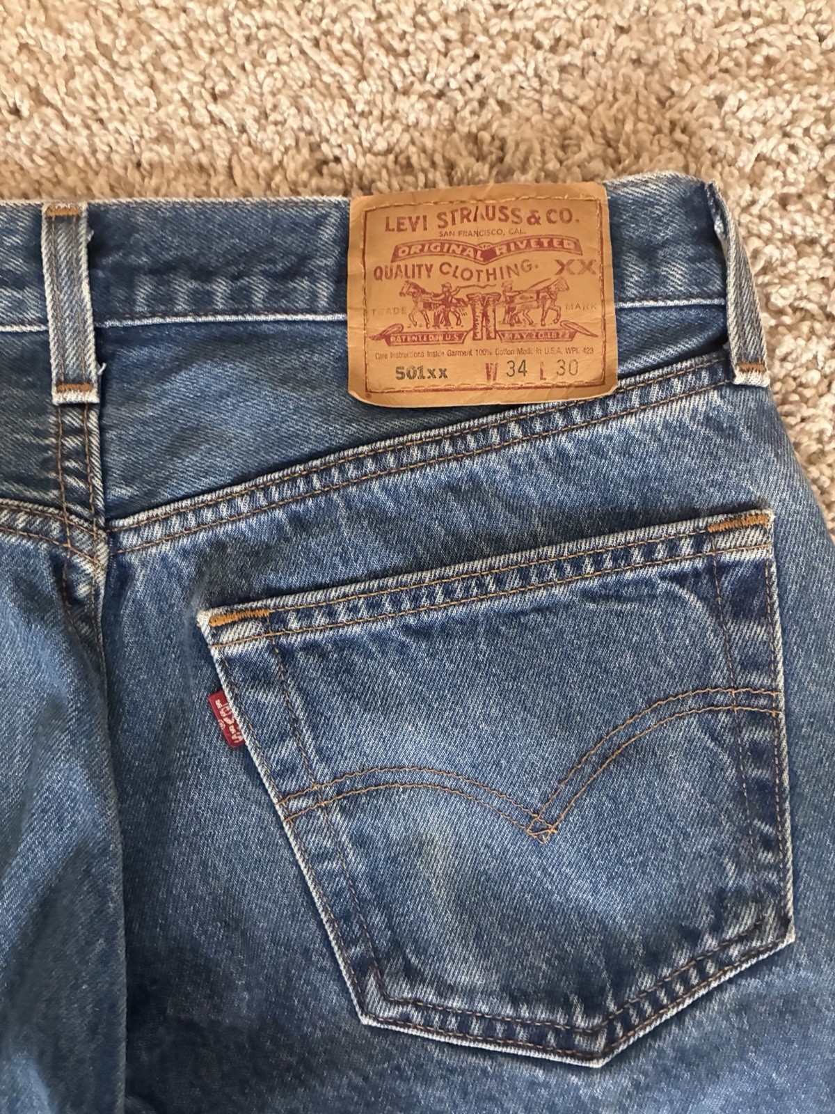 Vintage 1990s Levi’s 501xx Made in USA Jeans 👖
