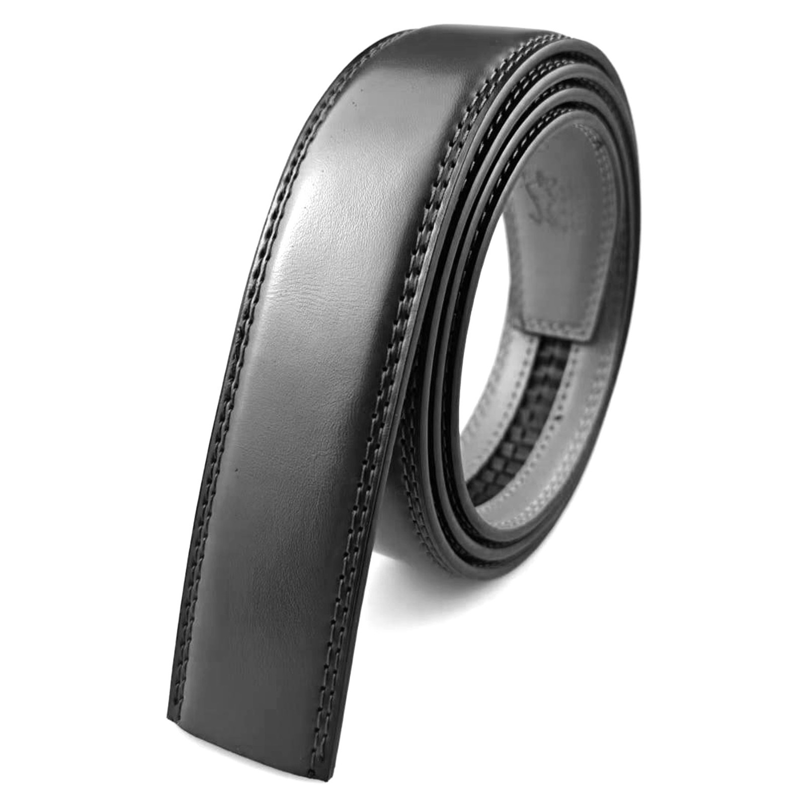 Genuine Leather Mens Ratchet Belt Only Belts For Men Adjustable Automatic