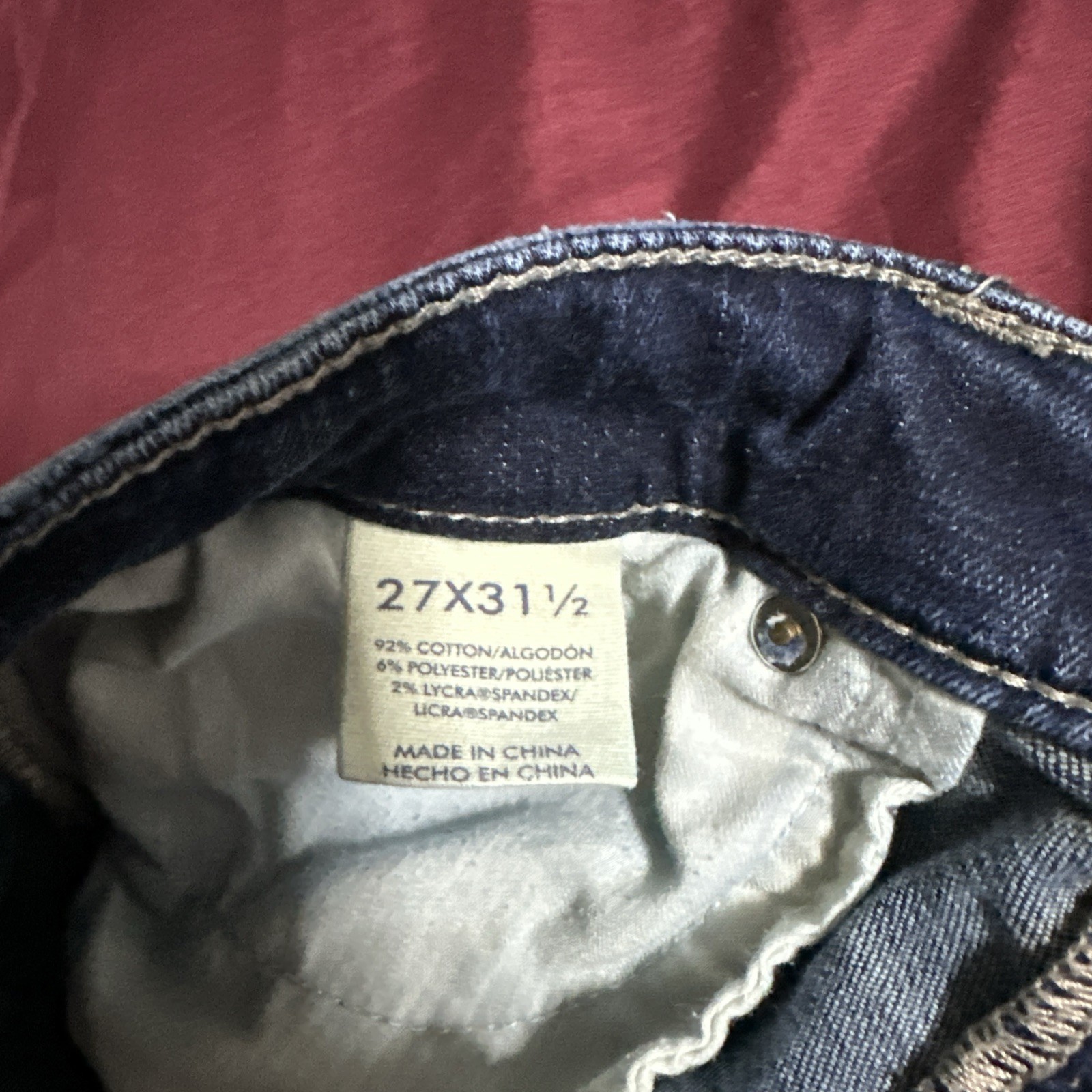BKE Jeans 27L Low Rise Light Wash 31”Inseam