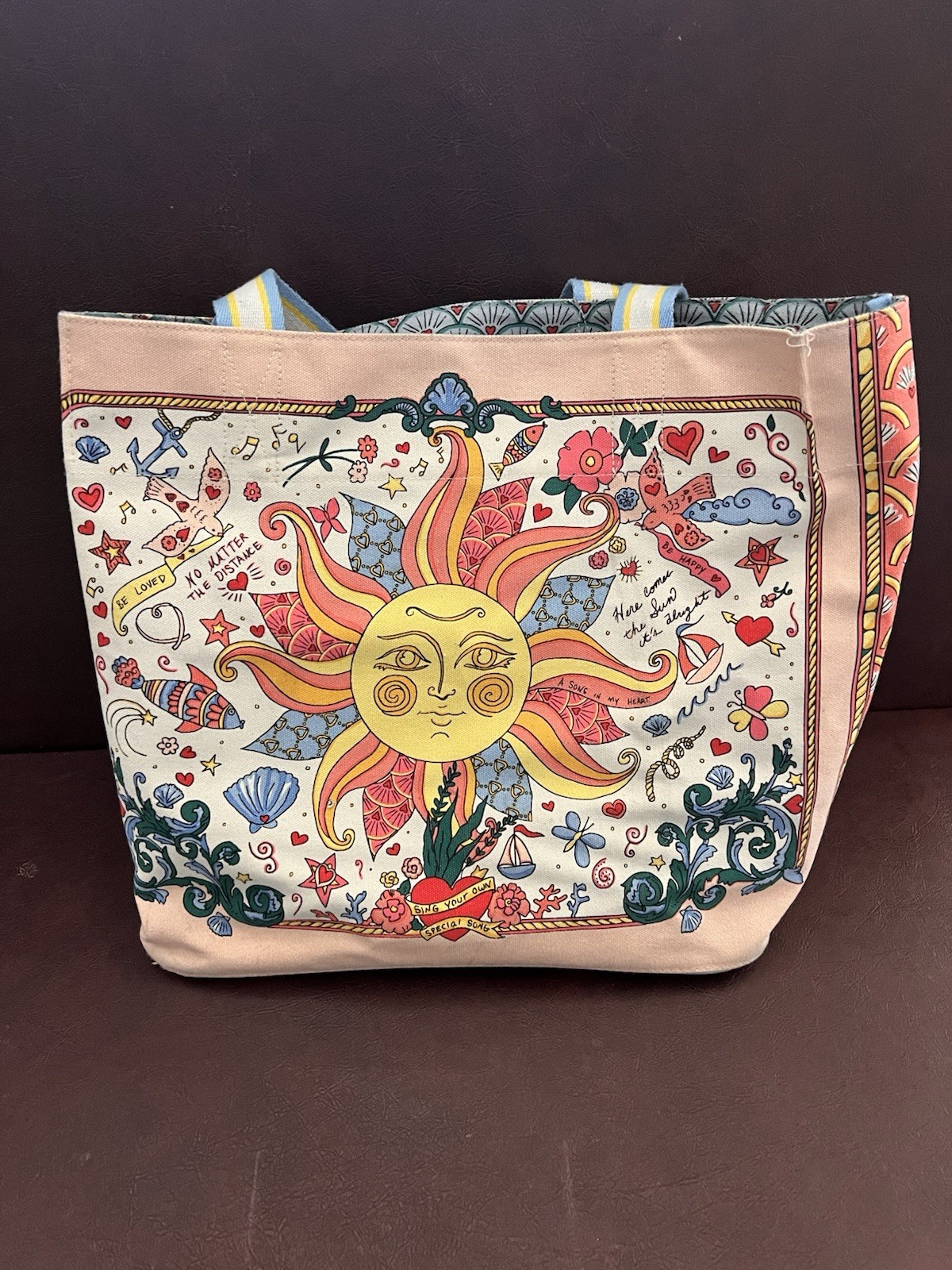 Brighton Fashionista Mermaid Tote Artwork by Tom Clancy – Multicolor
