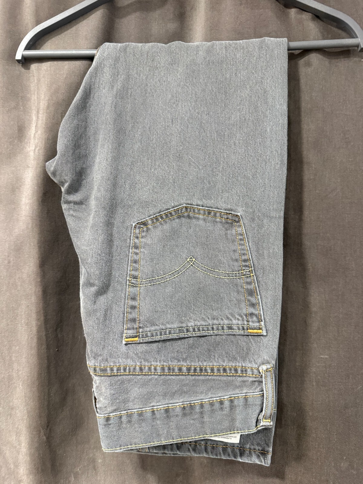 Levis 513 Gray Denim Cotton 32×30 Jeans – Defect
