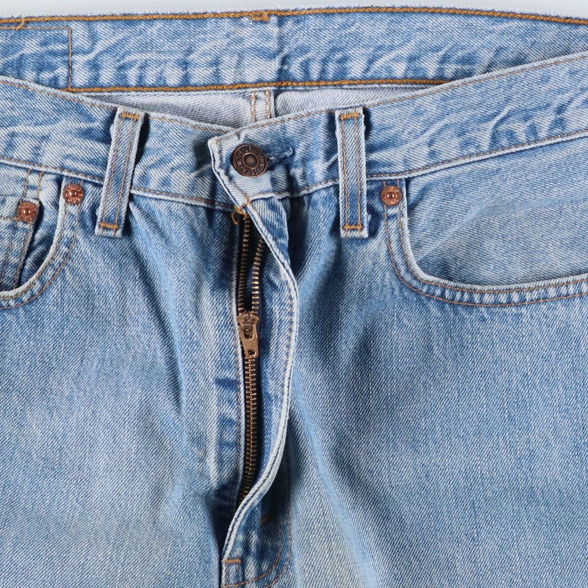 Used 1990’S Levi’s 00505-0448 Euro Model Tapered Denim Pants Men’s W33 equiv…