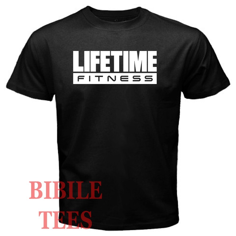 Lifetime Fitness Gym Men’s Black Size S to 5XL