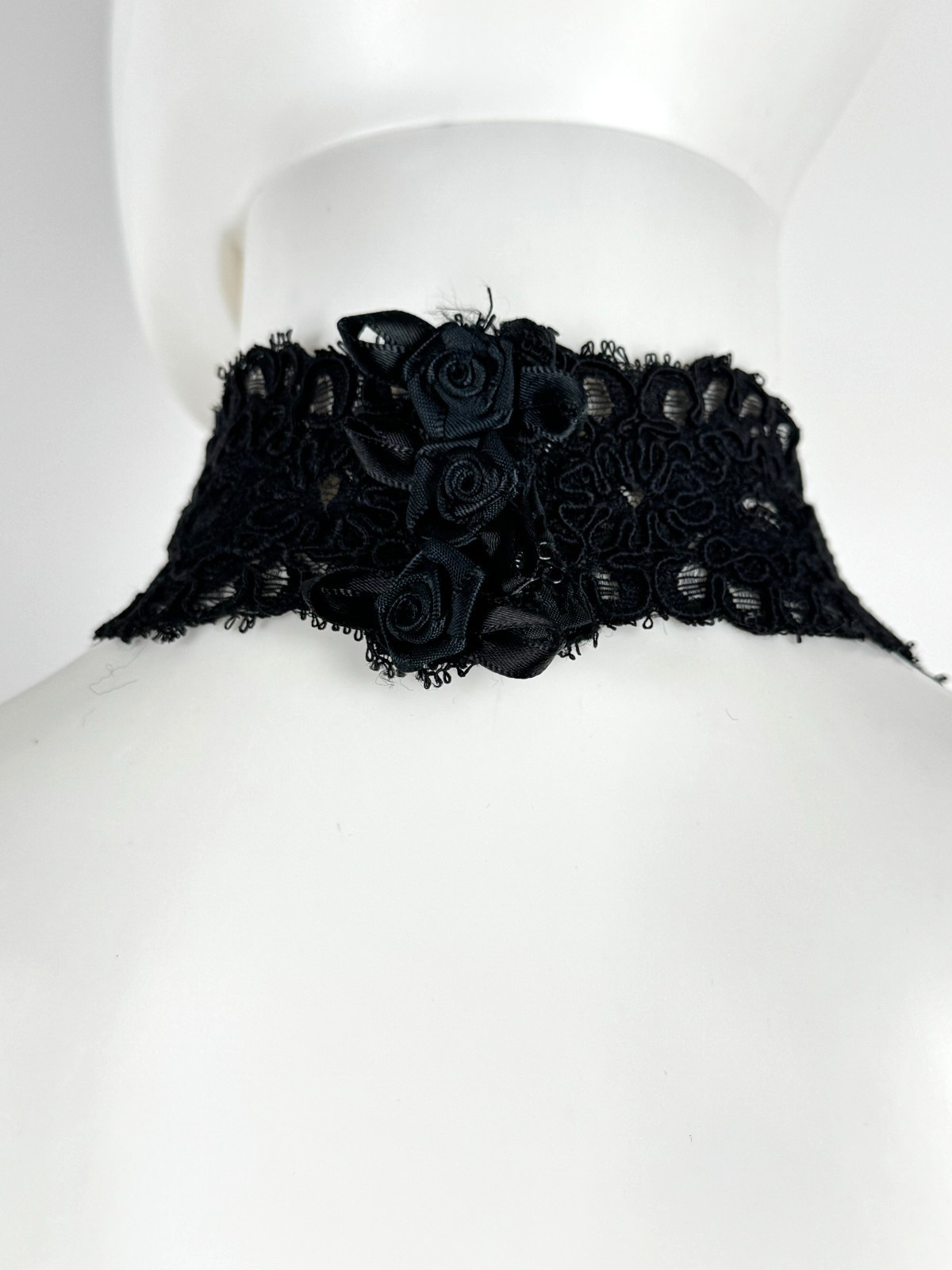 Only Hearts Vintage 36 C US BIack Lace Halter Corset Lingerie Boning Top Auth