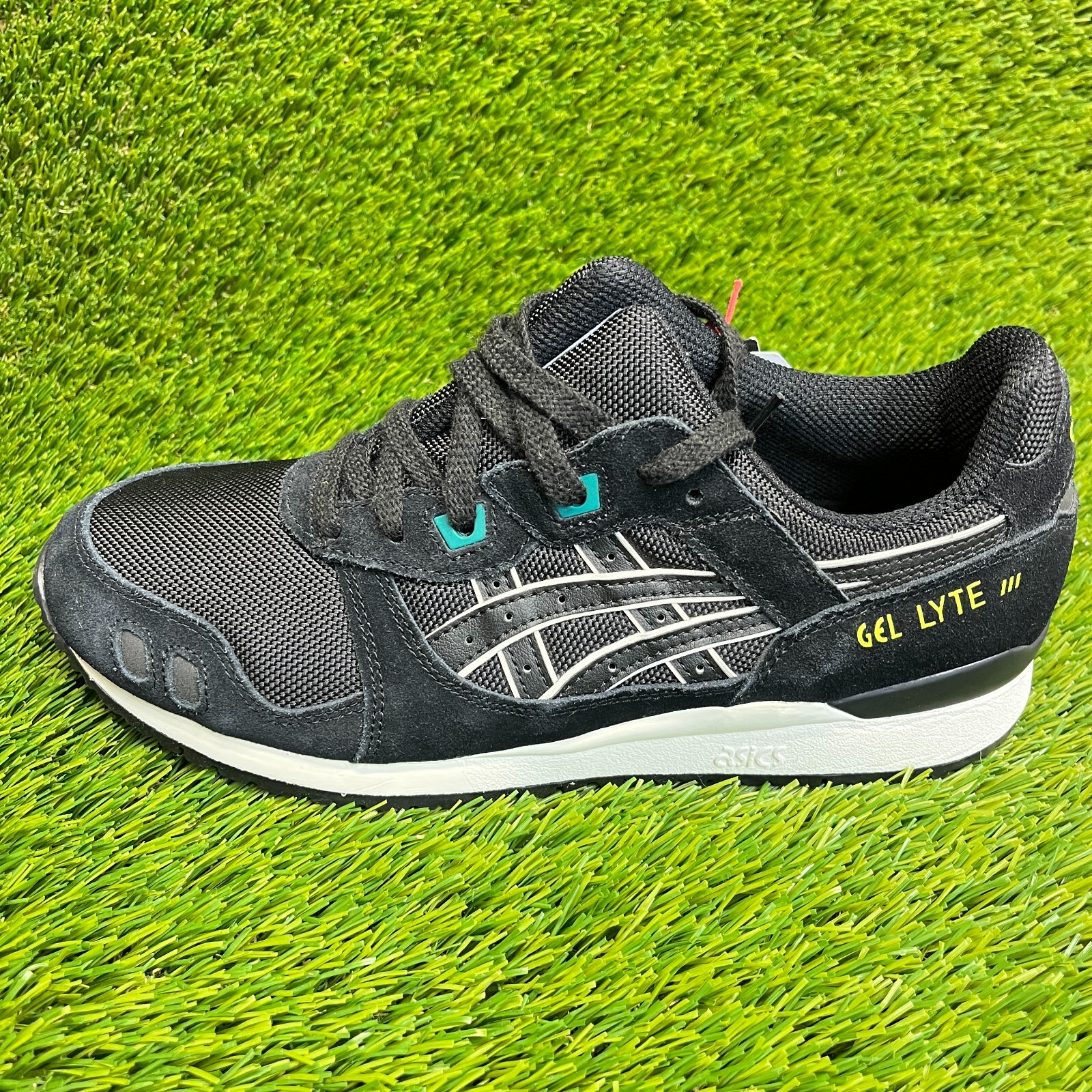 Asics Gel-Lyte III OG Womens Size 9.5 Black Running Sportstyle Shoes Sneakers