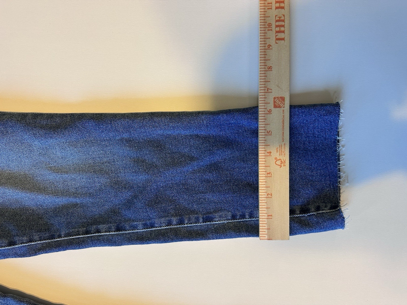 Frank & Eileen Cork Jeans Womens 27 Blue High Rise Button Fly Frayed Hem