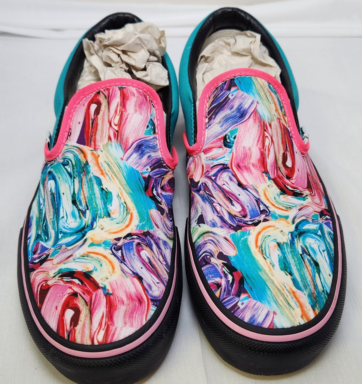 Vans Off the Wall Tye Dye/Marbled Shoes (721454) – Men 8/Women 9.5