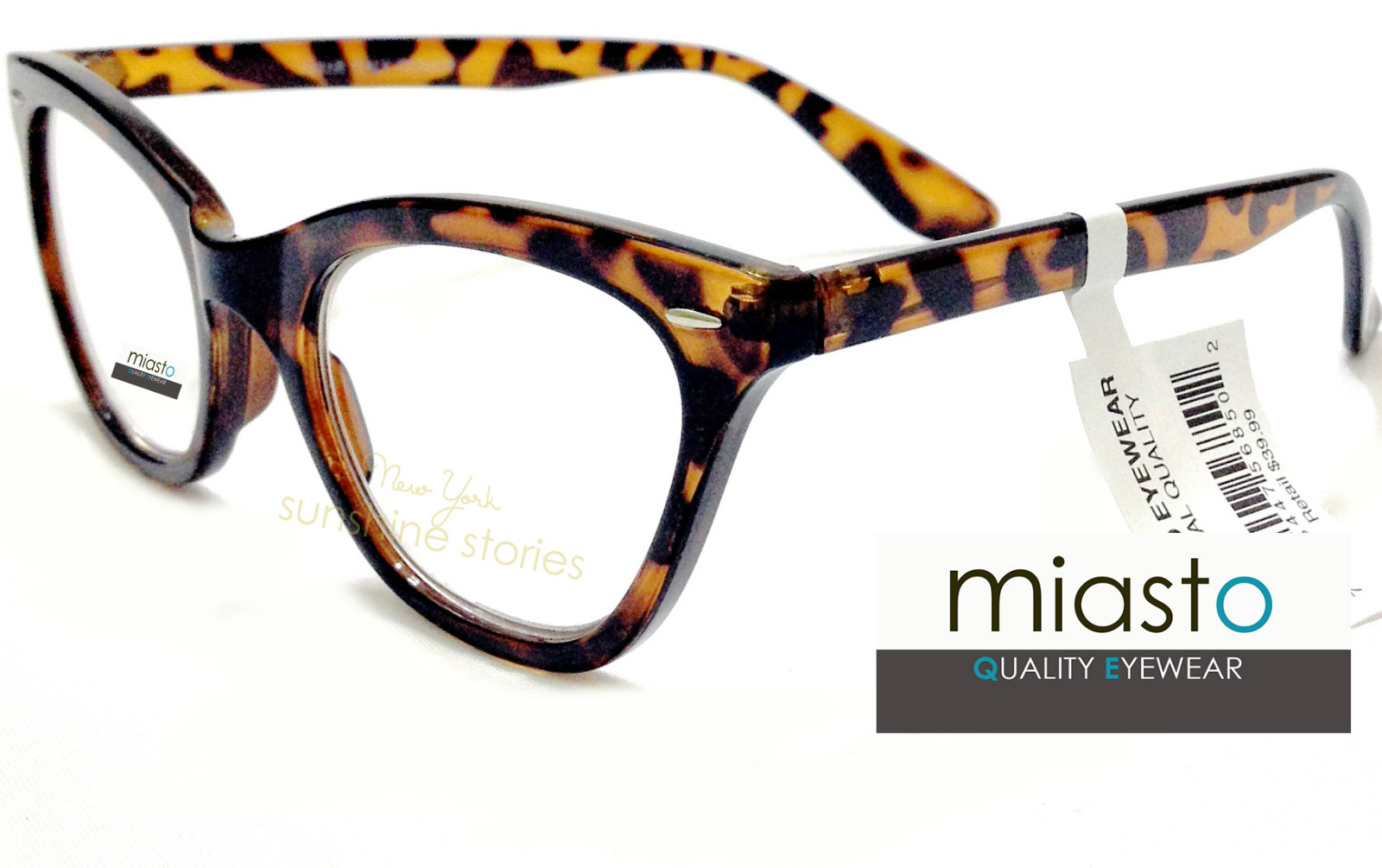 NWT$39.99 MIASTO WOMENS FASHION FUN “CAT EYE” SEXY READER READING GLASSES SPECS