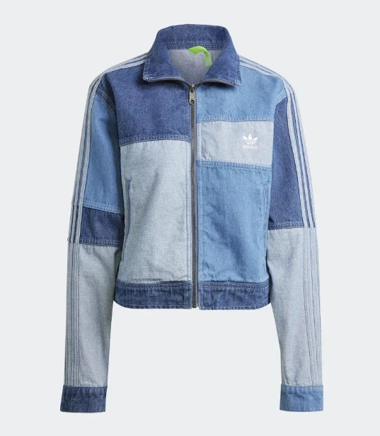 adidas KSENIASCHNAIDER Denim Patchwork Track Top Women’s Jacket Asia-Fit IU2464