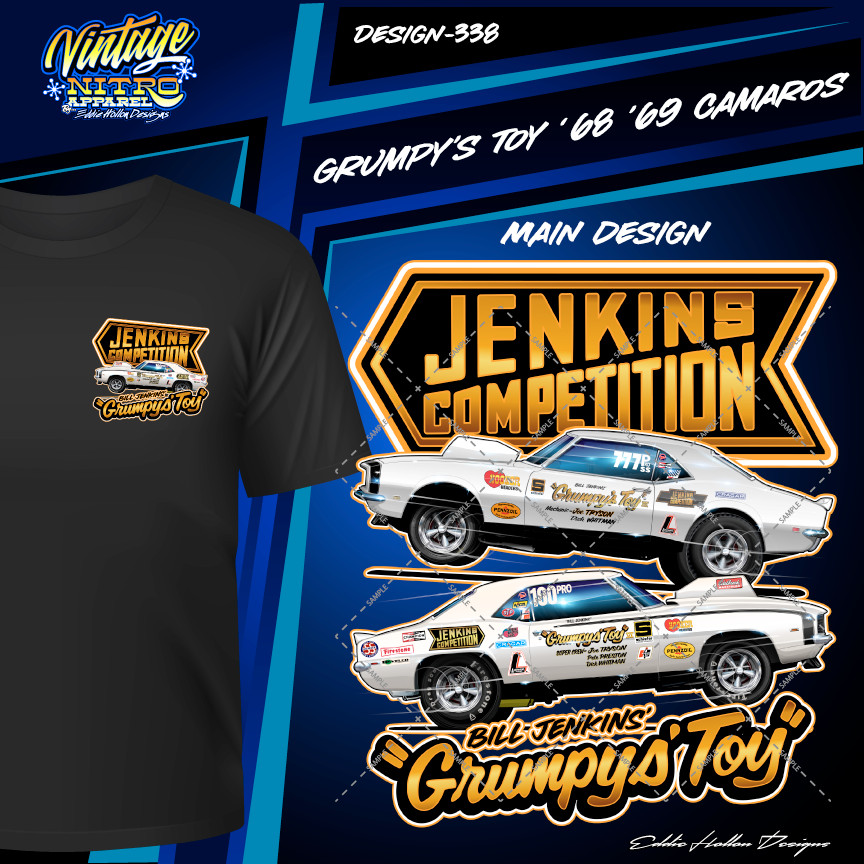 Grumpy’s Toy 1968 & 1969 Camaro (338) T-Shirt