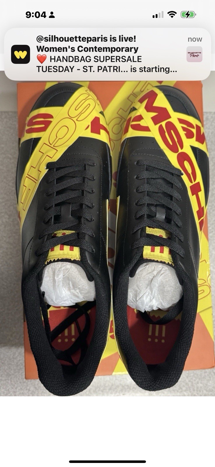 Size 7 – MSCHF TAP3 Black-AUTHENTIC
