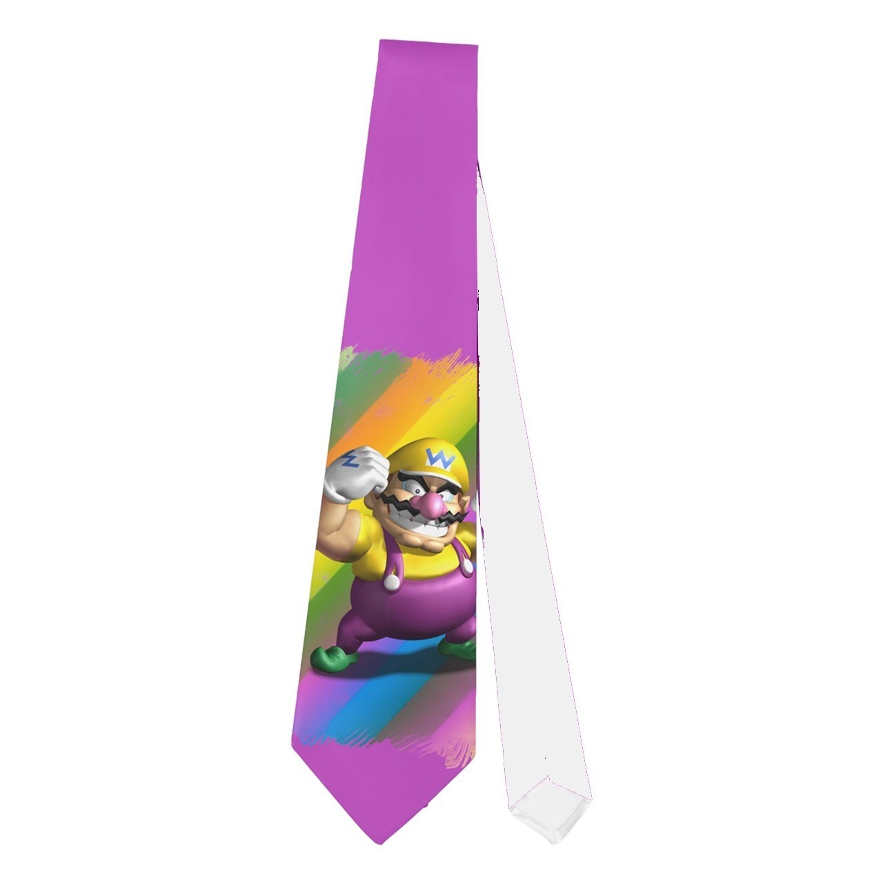 Wario mario purple villan cosplay necktie