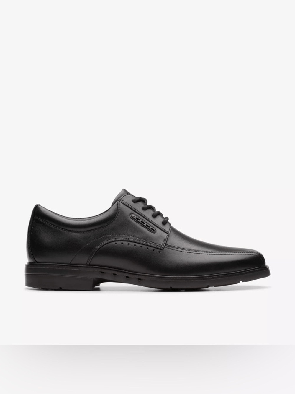 Clarks Un Kendric Way black leather dress shoe sz 13