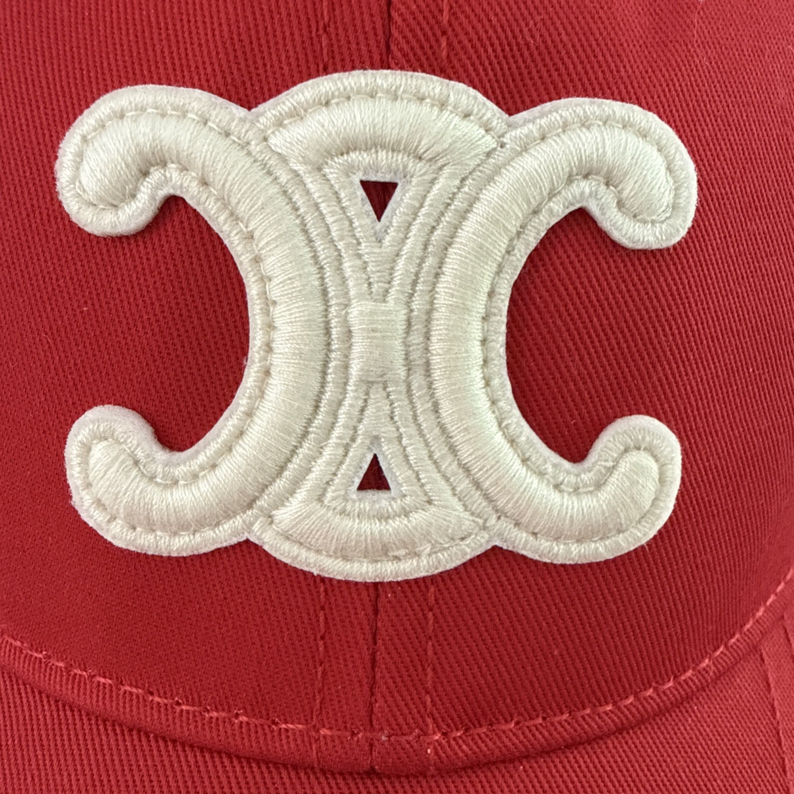 Celine Triomphe baseball cap Size M cotton embroidered Triomphe logo Paris