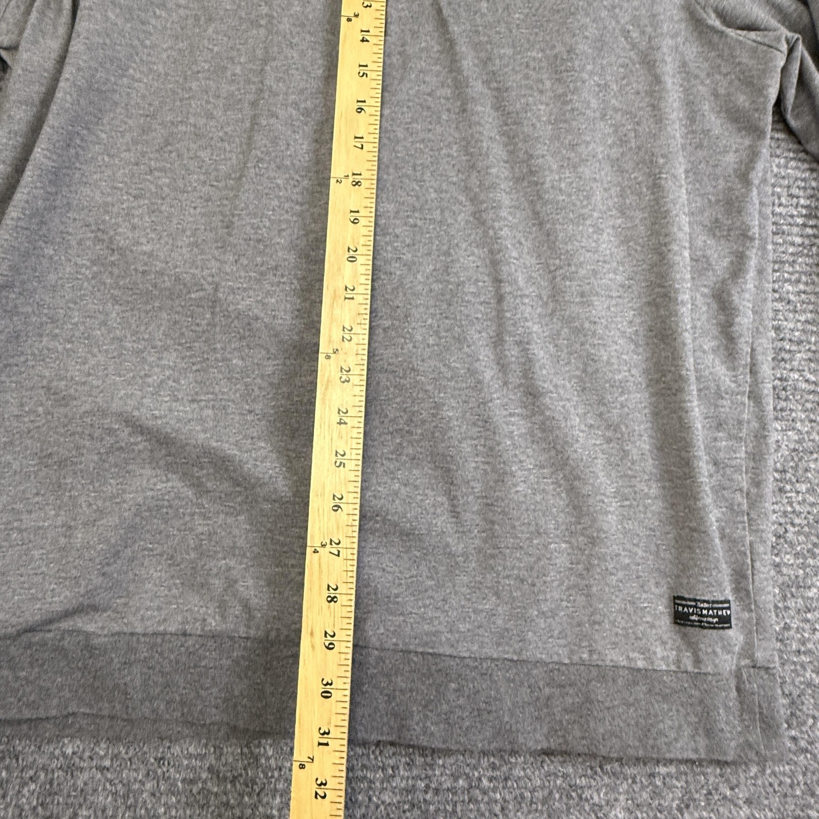 Travis Mathew Pullover Mens XL Gray Pebble Beach Golf Quarter Zip Performance