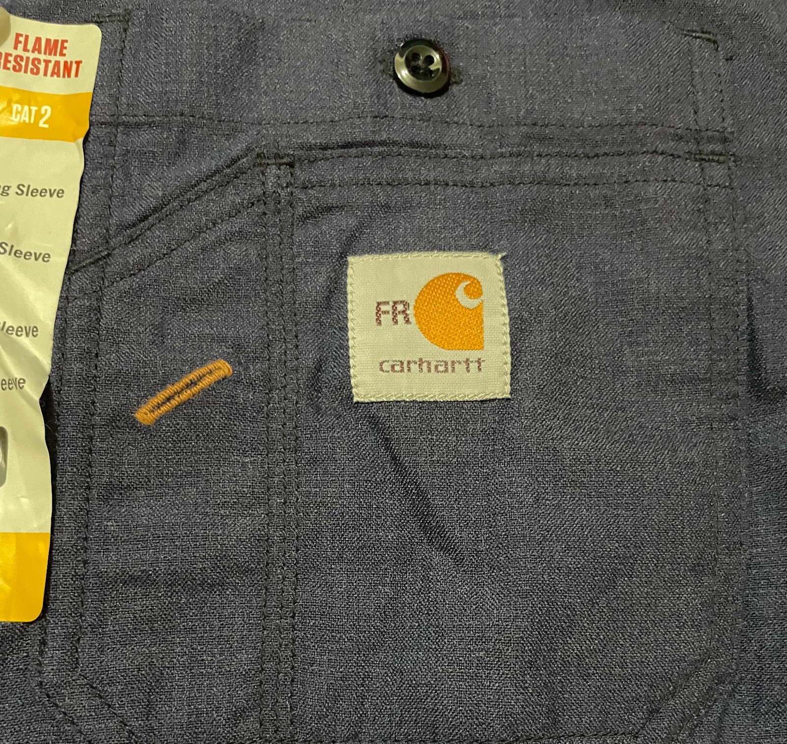 Carhartt FR Force Shirt Men’s S Blue Loose Fit Flame Resistant 2112 TW4138 NWT