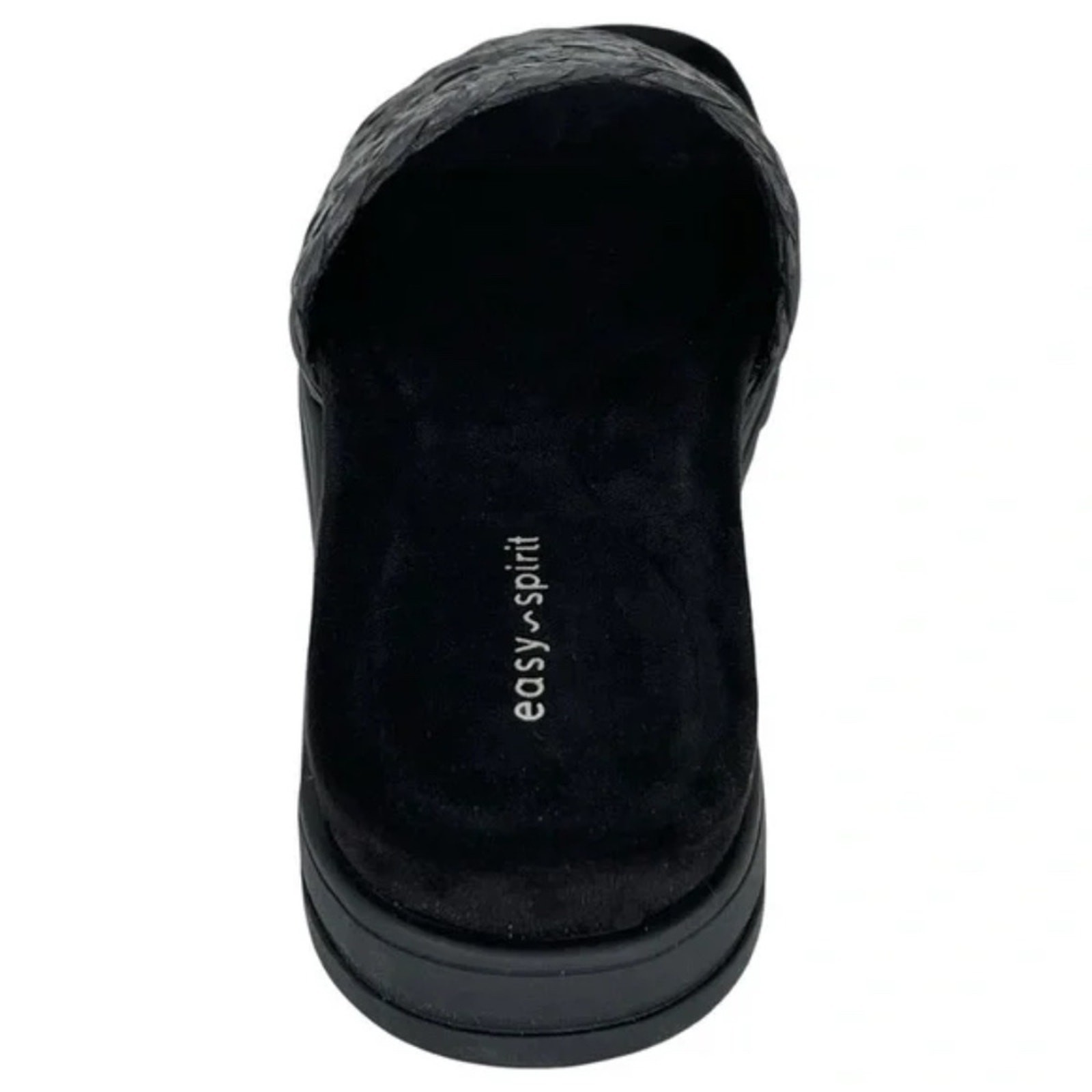 Easy Spirit Slides Sandals 7.5 M Raffia Cushioned Insole Flats Shoes Salma 2 NIB